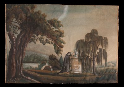 Memorial Scene for Mrs. Salome Wood by Unknown